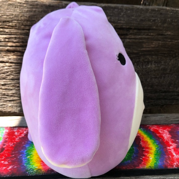 💜Squishmallows Bubbles purple Bunny Squishmallow 8” h Easter rabbit plush 💜 - Picture 5 of 11